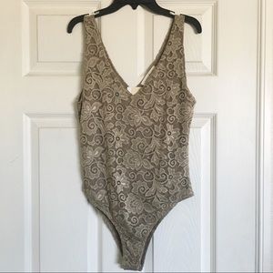 Painted Threads Lace Bodysuit